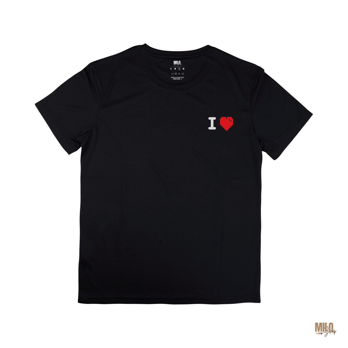 LE DUO - T shirts Personnalisés - Broderie Initiale & Cœur