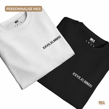 LE DUO - Sweat Personnalisés - Broderie Date